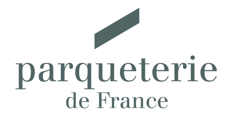 Logo Parqueterie de France, parquet massif français