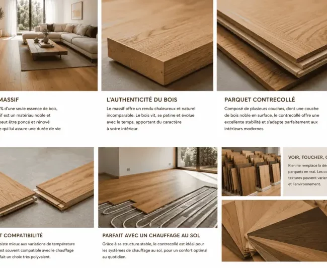 Parquet massif ou contrecollé : lequel choisir pour votre intérieur ?
