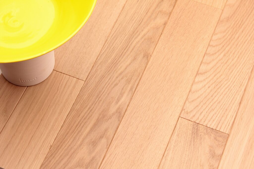 Parquet Henry Millet chêne massif choix Premier dans un séjour