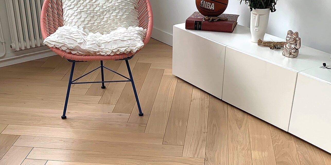 Parquet chêne massif en bâtons rompus, Parqueterie de France