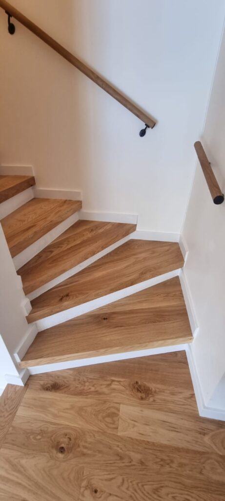 Parquet Design Parquet Scala vernis mat posé dans une villa à Biot