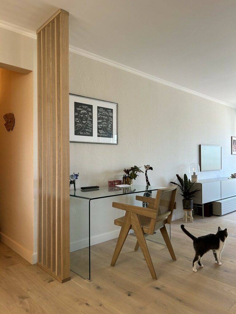 Parquet Kährs Commodity blanchi huilé posé à Antibes