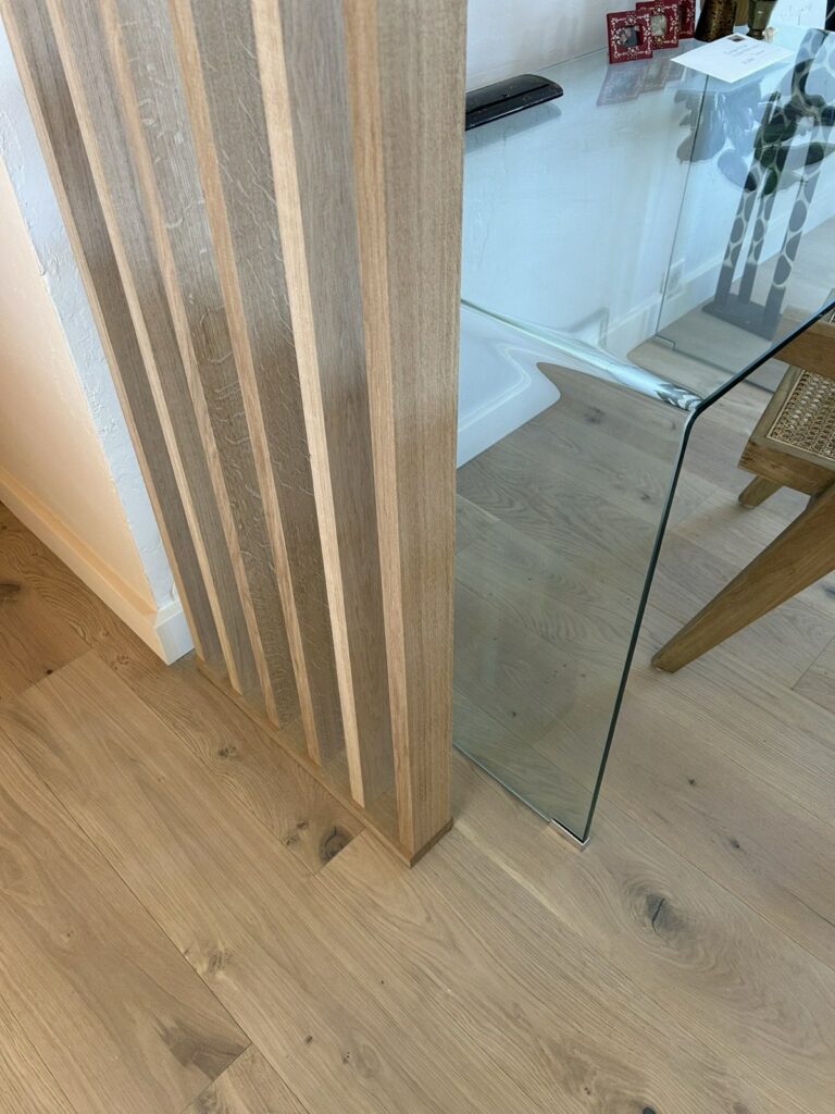 Parquet Kährs Commodity blanchi huilé posé à Antibes