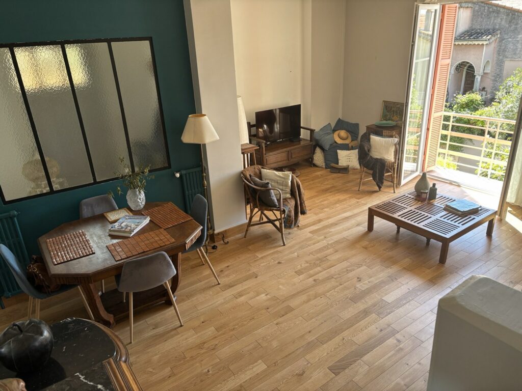 Parquet Naofloor chêne massif français posé à Nice