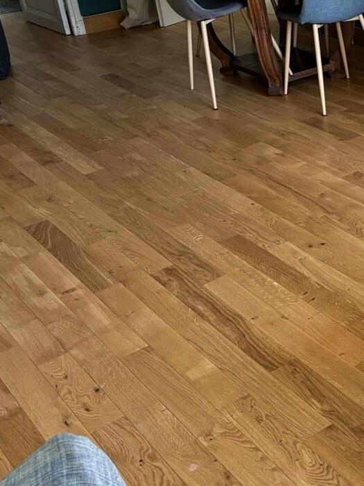 Parquet Naofloor chêne massif français posé à Nice