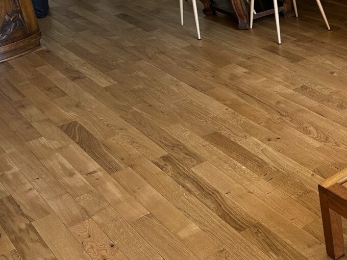 Parquet Naofloor chêne massif français posé à Nice
